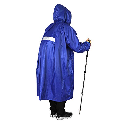 Unisex impermeabile leggero leggero impermeabile con cappuccio poncho impermeabile compatto riutilizzabile con maniche per backpacking camping outdoor