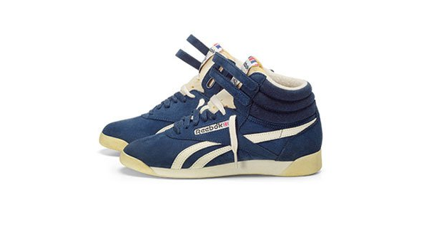 reebok freestyle bleu