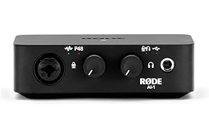 RØDE AI-1 - Studioqualität USB Audio Interface mit Neutrik™-Combo-Eingang für Musikproduktion, Streaming und Podcasting