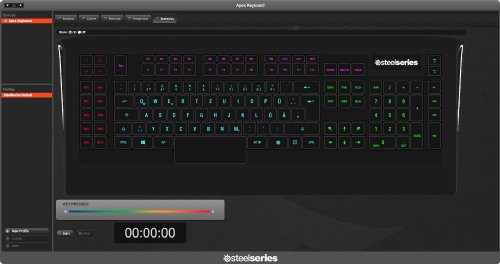 SteelSeries Apex, Gaming-Tastatur, 4 einzelne RGB-Backlight-Zonen, 22 Makro-Tasten, (PC) – Deutsches QWERTZ Tastaturlayout - 13