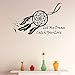 Produktbild WSKRZS Wandaufkleber Wandtattoos Dream Catcher Wall Decal Poster Lassen Sie Meinen Traum Ihre Liebe Zitat Scratch Map Home Decor Fangen