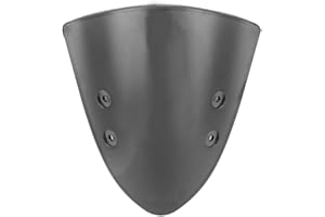 Gorgeri ABS Motorrad Windschutzscheibe Windschutzscheibe Flyscreen Fit für ER-6N ER6N 2012-2014 (Schwarz, Dunkelbraun)(Schwarz)