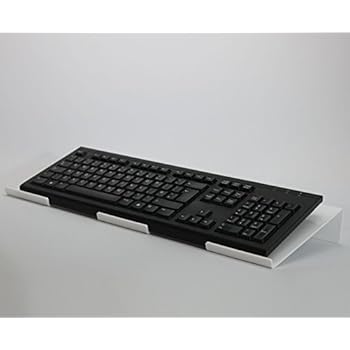 Ergonomic Keyboard Stand With Memory Foam Wrist Rest | Wave Design Anti-Slip Pad For Office & Gaming Desks