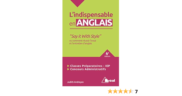 Indispensable En Anglais Say It With Style Amazon De Andreyev Judith Fremdsprachige Bucher
