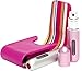 Travalo Classic Take 2 Pink and Silver Atomisers with Free Carry Case, Pink - 65-Sprays