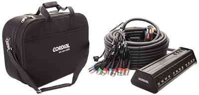 CORDIAL Boîtier de scène 8 entrées XLR câble 15 m