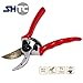 Produktbild SHTC Gartenschere mit TITAN beschichteter KLINGE / Handgartenschere / Baumschere / Astschere / Rebschere / Rosenschere / PREMIUM Handwerkzeug für Gartenarbeit und Beschnitt