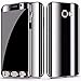 Produktbild Galaxy S7 Hülle Case 360 Grad Full Body Überzug Etui Shockproof Spiegel Protective Cover + Tempered Glas Schutzfolie Cover Handyhülle Schutzhülle Rückseite für Samsung Galaxy S7 (Galaxy S7, Schwarz)