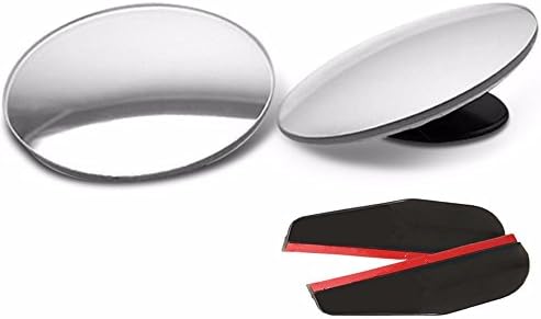Car reversing Small circular mirror-assisted rearview mirror 360 degree adjustable glass wide-angle mirror