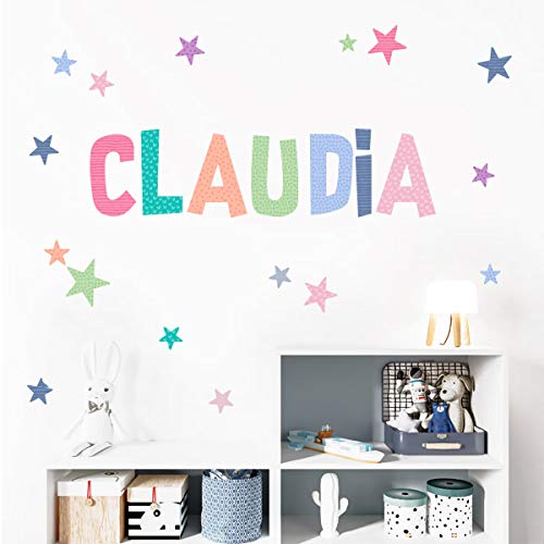 Vinilos niño con nombre personalizado