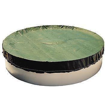 Pool Abdeckplane / Winterabdeckplane mit 180g/m² für Rundbecken mit Durchm. 350 – 366 cm - 2