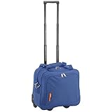 Maleta cabina piloto Gabol week azul Sirve como maleta de cabina-tamaño portatil 15.6 Forrado-acolchado-organizador-funda portatil-clasificador 2 ruedas - ligera Medidas.-40x33x17 Vol.-22 lts Peso.-2.2 kg.