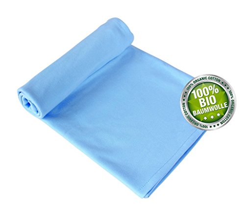ByBoom® – Babydecke, Kuscheldecke, Erstlingsdecke, Sommerdecke, 70×100 cm; 100% BIO BAUMWOLLE - 2