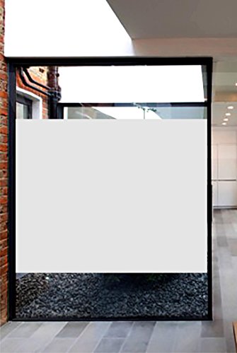 INDIGOS UG -Glasdekor / Fensterfolie / Dekorationsfolie satin – Viereck zum großflächigen Abkleben – 100×80 cm - 3
