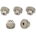 WANGCL 5PCS 48DP 21T 22T 23T 24T 25T Pinion Motor Gear Combo Set for 1/10 Rc Car Brushed Brushless Motor