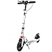 Produktbild WeSkate Erwachsene Scooter mit Handbremse und duales Dämpfungssystem 200mm Räder Faltbar und Höhenverstellbar Cityroller Tretroller für Jugendliche und Kinder ab 8 Jahre Schwarz