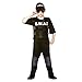 Produktbild S.W.A.T Team Kommandant Uniform Kinder Boys Kostüm 122-134cm