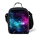 Produktbild POLERO Galaxy Universe Printed Lunch Bag Isolierte Einkaufstasche Lunch Box Resuable Kühltasche Mittagessen-Behälter wasserdichte Mittagessen Halter für Damen/Herren und Kinder