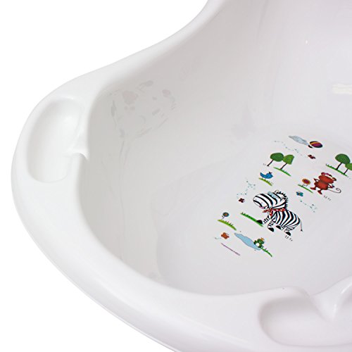 Baby Badewanne XXL Hippo weiß 100 cm ohne Stöpsel! - 6