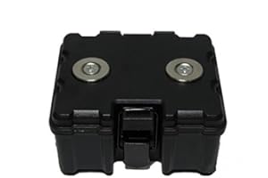 (CPUK) Caja fuerte magnética contenedora con llave segura. compartimento escondido secreto para llaves, dinero. para camiones, vans, coches