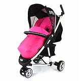 Deluxe Universal Footmuff to fit Petite Star Zia 3 Wheeler - Pink