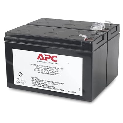 APC APCRBC113 Sealed Lead Acid (VRLA) - Batteries de l'onduleur (Sealed Lead Acid (VRLA), Noir, 5 année(s), 6,8 kg, 133 mm, 152 mm)