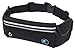 Produktbild Hüfttasche Bauchtasche Gürteltasche Laufgürtel, gratis E-Book zum Lauftraining, Schwarz, Sport, Outdoor, wasserabweisend