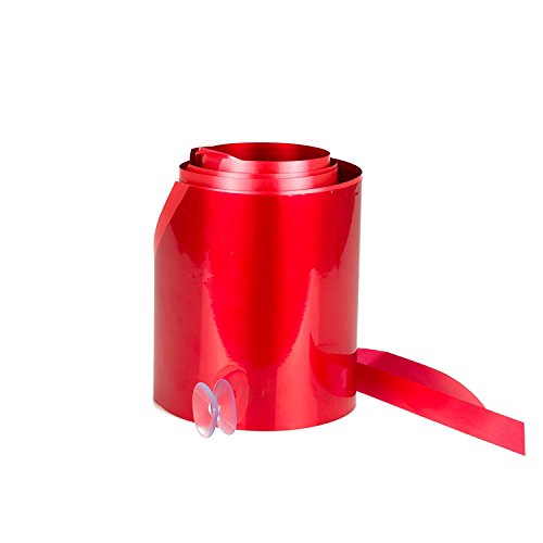 Yeeper Hochzeits Auto BOW Band Schleife Kunststoffband Autodeko Rot - 3