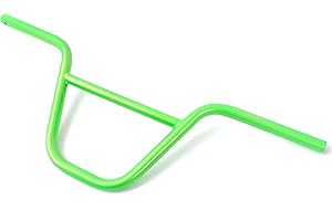 KHEBIKES KHE BMX Handlebar 9 Inch Green Clamp Ribbed Only 812 g Width 720 mm