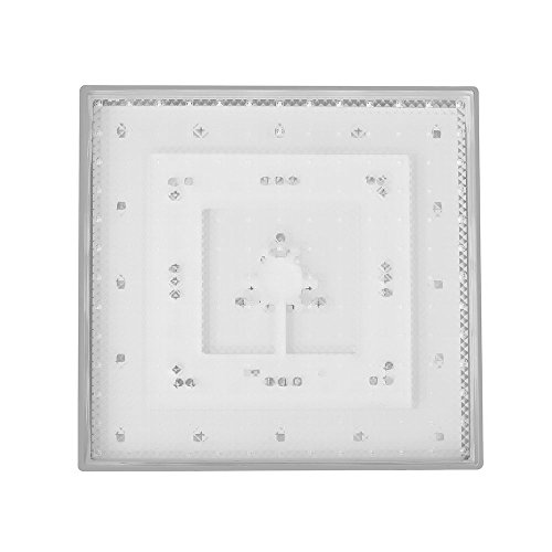 Bestland 8 Zoll LED Duschkopf Energie sparen Temperatur Kontrolliert 3 Farbwechsel LED RGB Überkopf-Brause Regenbrause Kopfbrause Duschbrause Brausekopf - 5