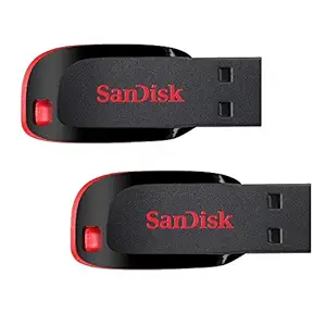 SanDisk Cruzer Blade 16GB USB 2.0 Pen Drive (Pack of 2)