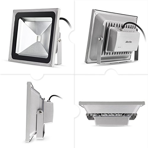Albrillo LED 50W RGB Fluter mit 16 Farben inkl. Fernbedienung & Stecker, IP65 - 3