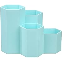 Stiftebox aus Kunststoff,Hexagonal Stifthalter,Stifteköcher Schreibtisch Organizer,Multifunktionaler Stifthalter…