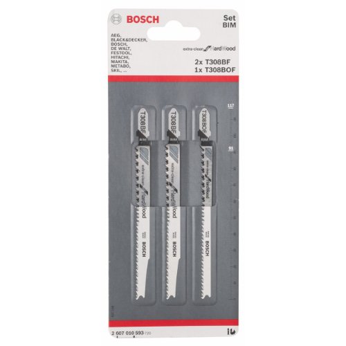 Bosch 2607010593 Stichsägeblatt 3tlg. STS-Set (2 x T308BF;1 x T308BOF) - 2