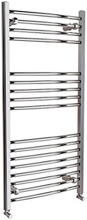 Requena Heated Towel Rail Chrome Bathroom Ladder Radiator - All Sizes (Straight, 1200 x 600)