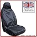 ISUZU RODEO (2003 ON) Heavy Duty Driver Seat Cover Protector - Black