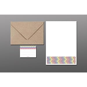 Briefpapier Set / Zickzack