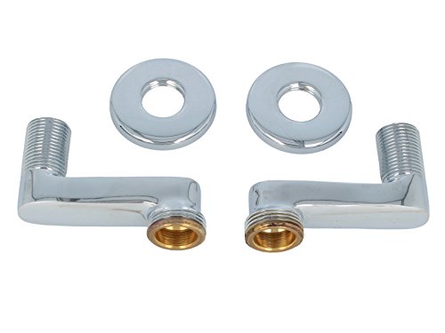 tecuro S-Anschluss versetzt um je 60 (bei Paar 120 mm) mm für Wandarmaturen, 2-er Set - 2