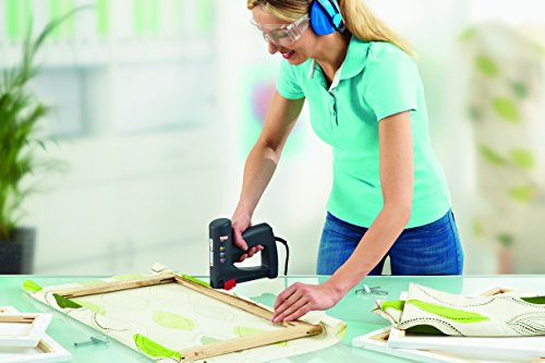 Novus Elektrotacker J – 105 allrounder, Unterlademechanik mit Sicherheitsentriegelung, Für Feindrahtklammern und Flachdrahtklammern bis 14 mm Länge und Nägel von 16 mm Länge, 031-0333 - 5