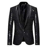 sequin blazer dress black Herren Leinen-Optik Hose Leichte Lockere Stoffhose Sommer Leinen Hose Cargo Freizeithose Tapered Fit Lange Trainingshose Jogging-Hose Sport-Hose 100% Baumwolle Herrenhose