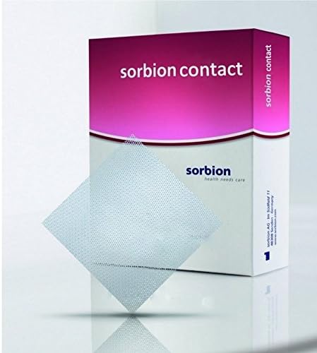 Sorbion Contact Primary Atraumatic Wound Dressing 20 x 20cm, Pack of 5, Expired Feb. 2017