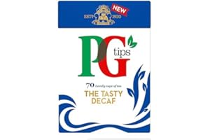 PG Tips Pyramid Decaf 80 Tea Bags 250g - entkoffeinierter Schwarztee