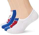  Tommy Hilfiger TH Unisex Sneaker Box 4p, Calcetines para Hombre, Azul (Surf The Web 470), 43/46 Pack de 4