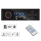 vw polo comfortline ausstattung 2018 🚗 【Vier Wiedergabemodelle】 Unser Auto Radio Außer Bluetooth, unterstützt es auch USB, AUX und TF-Karte um Musik abzuspielen. Und es mit 2 integrierten USB-Steckplätzen, einer zum Laden und der andere für Musik.