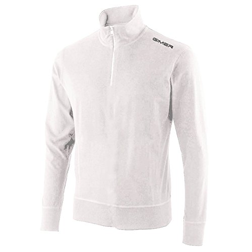 GIMER Pile, Maglia Uomo, Bianco, XL