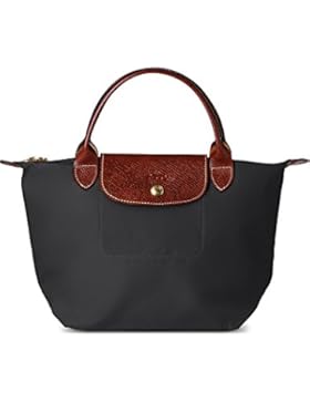 LONGCHAMP , Damen Tote-Tasche Schwarz gun metal