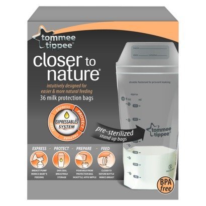 Tommee Tippee 36 Count Breast Milk Storage Bags Kids, Infant, Child, Baby Products