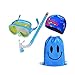 Produktbild HYRL Kinder Schwimmen Tauchen Brille Schnorchelausrüstung Set Silikon Scuba Schwimmen Silikon Scuba Schwimmen,A