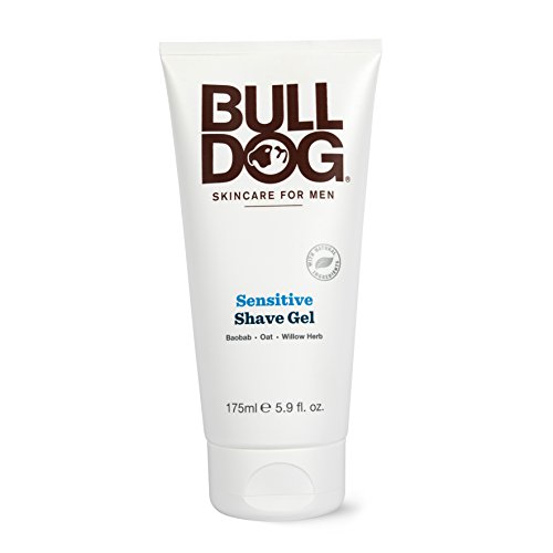 Bulldog Mens Skincare and Grooming Sensitve Shave Gel, 5.9 Ounce