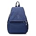 Produktbild Freizeit Rucksack Handtasche für Damen,KIPIG Mode Kleine Leicht Nylon Wasserdicht Multi-Taschen im Freien Freizeit Starke Daypack Backpack für Mädchen,Damen(Blau)